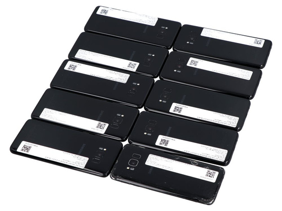 Pakiet 10 sztuk Samsung Galaxy S8 SM-G950F 4GB 64GB Black Klasa C #1