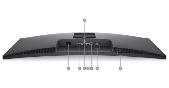 Monitor Dell P3421W 34'' LED 3440x1440 IPS HDMI DisplayPort Zakrzywiony Bez Podstawki Klasa C