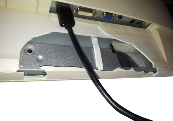 Monitor Fujitsu B27T-7 27" LED 1920x1080 TN D-SUB DisplayPort Bez Podstawki Klasa C