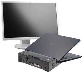 Dotykowy Dell Latitude E7250 i5-5300U 8GB 256GB SSD 1920x1080 Klasa C Brak systemu Brak baterii +Zasilacz Monitor Stacja dokująca